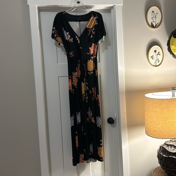 NWOT FRENCH CONNECTION Shikoku Crepe Maxi Dress - Picture 6 of 6